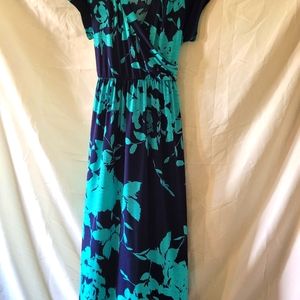 2x East Adeline navy blue maxi dress